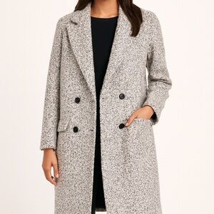 Express Gray Pea Coat